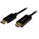 StarTech.com Câble adaptateur DisplayPort vers HDMI de 2 m - M/M - 4K - Noir