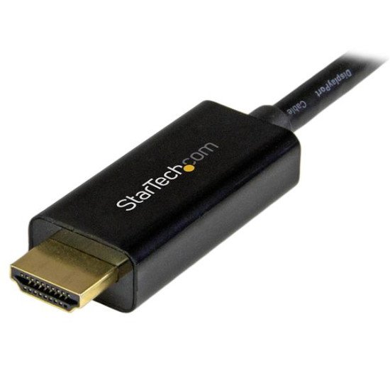 StarTech.com Câble adaptateur Mini DisplayPort vers HDMI de 1 m - M/M - 4K - Noir