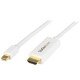 StarTech.com Câble adaptateur Mini DisplayPort vers HDMI de 1 m - M/M - 4K - Blanc