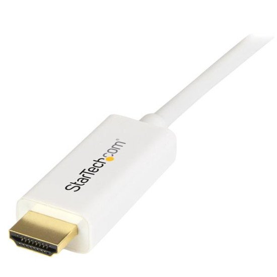 StarTech.com Câble adaptateur Mini DisplayPort vers HDMI de 1 m - M/M - 4K - Blanc StarTech.com Câble adaptateur Mini DisplayPort vers HDMI de 1 m - M/M - 4K - Blanc