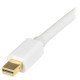 StarTech.com Câble adaptateur Mini DisplayPort vers HDMI de 1 m - M/M - 4K - Blanc