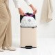 Brabantia Bo Pedal Bin 12 L Rectangulaire Acier Beige