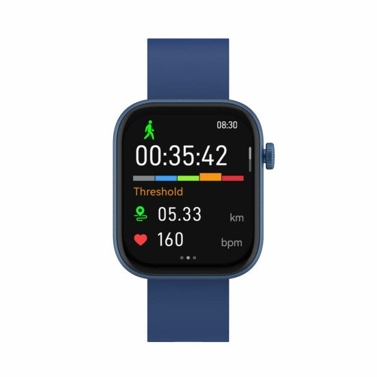 Denver SWC-185BU smartwatche et montre de sport 4,7 cm (1.85") AMOLED Numérique 390 x 450 pixels Écran tactile Bleu