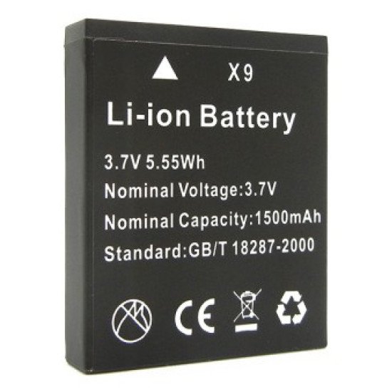 Easypix 55104 batterie de caméra/caméscope Lithium-Ion (Li-Ion) 1500 mAh Easypix 55104 batterie de caméra/caméscope Lithium-Ion (Li-Ion) 1500 mAh
