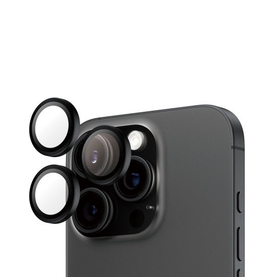 PanzerGlass ® Hoops® Black Camera Lens Protector iPhone 16 Pro | 16 Pro Max Protection d'écran transparent Apple 1 pièce(s) PanzerGlass ® Hoops® Black Camera Lens Protector iPhone 16 Pro | 16 Pro Max Protection d'écran transparent Apple 1 pièce(s)