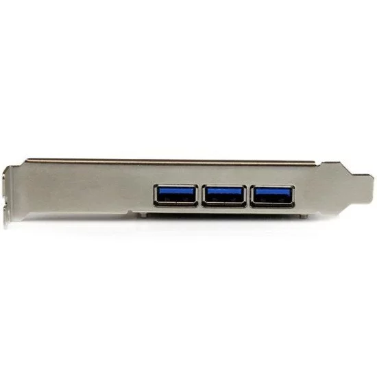 StarTech.com Carte contrôleur PCI Express à 4 ports USB 3.0 - 3 externes 1 interne - Adaptateur PCIe USB avec UASP StarTech.com Carte contrôleur PCI Express à 4 ports USB 3.0 - 3 externes 1 interne - Adaptateur PCIe USB avec UASP