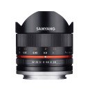 Samyang 8mm F2.8 UMC Fish-eye II SLR Objectif large "fish eye" Noir