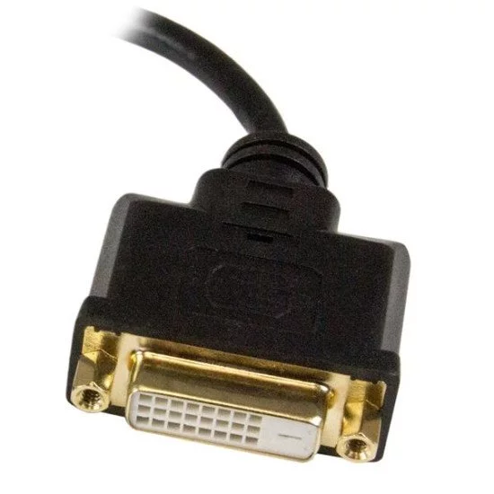 StarTech.com Adaptateur vidéo Micro HDMI vers DVI-D de 20 cm - Convertisseur Micro HDMI vers DVI - M/F - Noir StarTech.com Adaptateur vidéo Micro HDMI vers DVI-D de 20 cm - Convertisseur Micro HDMI vers DVI - M/F - Noir