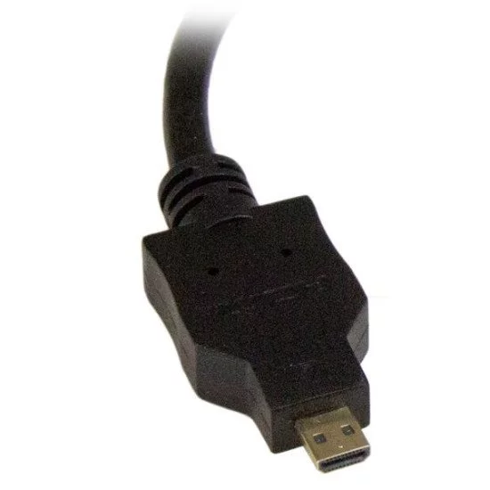 StarTech.com Adaptateur vidéo Micro HDMI vers DVI-D de 20 cm - Convertisseur Micro HDMI vers DVI - M/F - Noir StarTech.com Adaptateur vidéo Micro HDMI vers DVI-D de 20 cm - Convertisseur Micro HDMI vers DVI - M/F - Noir