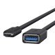 Belkin F2CU036btBLK câble USB 3.2 Gen 1 (3.1 Gen 1) USB C USB A Noir