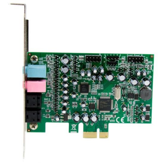 StarTech.com Carte son PCI Express 7.1 canaux pour son surround - 24 bit 192 KHz