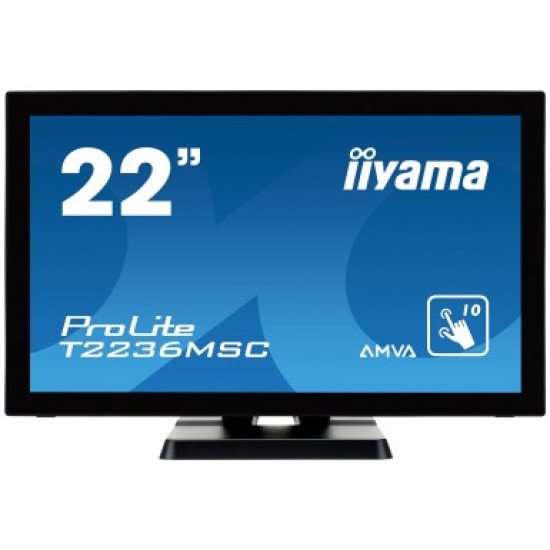 Iiyama écran tactile 54,61 cm (21.5") T2236MSC-B2 Iiyama écran tactile 54,61 cm (21.5") T2236MSC-B2