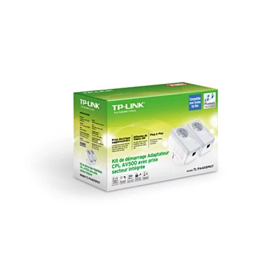 TP-LINK TL-PA4015PKIT Kit de 2 adaptateurs CPL TP-LINK TL-PA4015PKIT Kit de 2 adaptateurs CPL