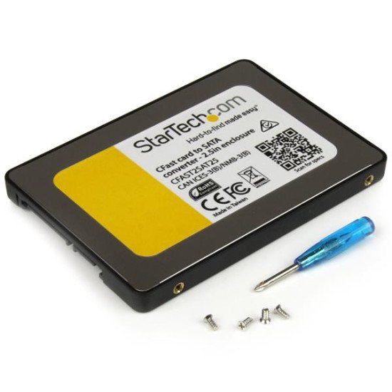 StarTech.com Adaptateur carte CFast vers SATA avec boîtier de 2,5