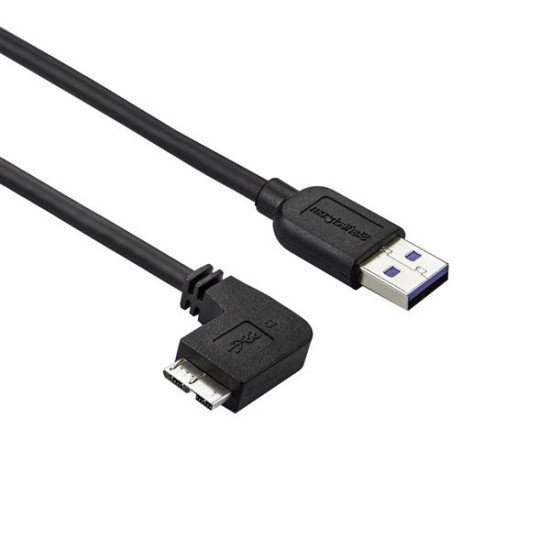 StarTech.com USB3AU2MLS câble USB 2 m 3.2 Gen 1 (3.1 Gen 1) USB A Micro-USB B Noir