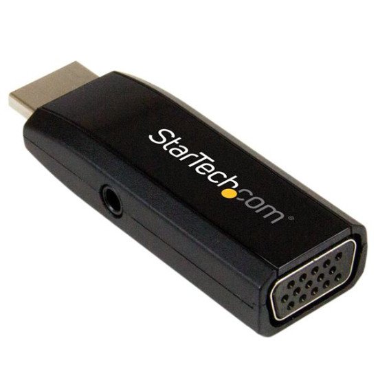 StarTech.com Adaptateur vidéo compact HDMI vers VGA avec audio - M/F - 1920x1200 / 1080p