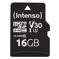 Intenso 3433470 mémoire flash 16 Go MicroSDHC UHS-I Classe 10 Intenso 3433470 mémoire flash 16 Go MicroSDHC UHS-I Classe 10