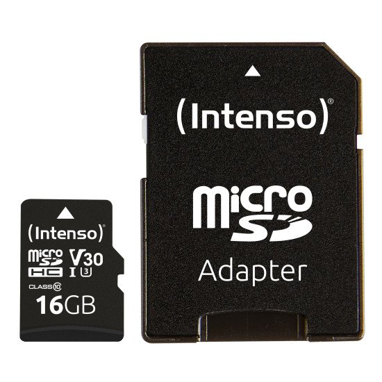 Intenso 3433470 mémoire flash 16 Go MicroSDHC UHS-I Classe 10