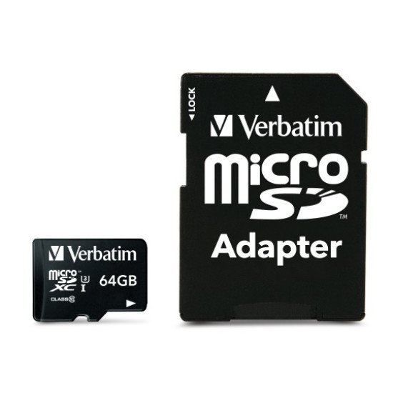 Verbatim MicroSDXC UHS 64 Go