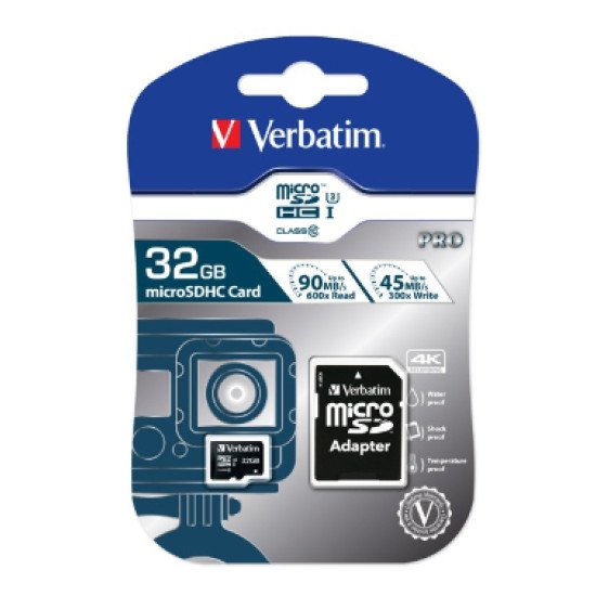 Verbatim MicroSDHC UHS 32 Go