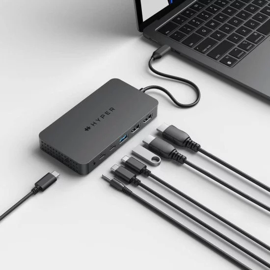 HYPER HyperDrive Next Dual USB Type-C Gris HYPER HyperDrive Next Dual USB Type-C Gris