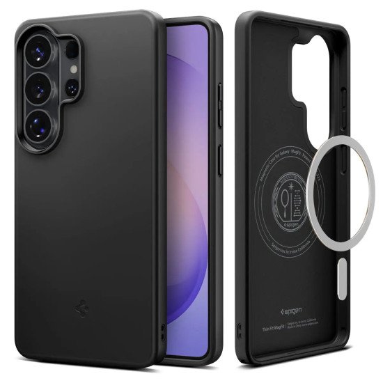 Spigen Thin Fit (MagFit) coque de protection pour téléphones portables 17,5 cm (6.9") Housse Noir