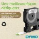 DYMO D1 - Standard Étiquettes - Noir sur rouge - 19mm x 7m