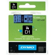 DYMO D1 - Standard Étiquettes - Noir sur bleu - 12mm x 7m DYMO D1 - Standard Étiquettes - Noir sur bleu - 12mm x 7m