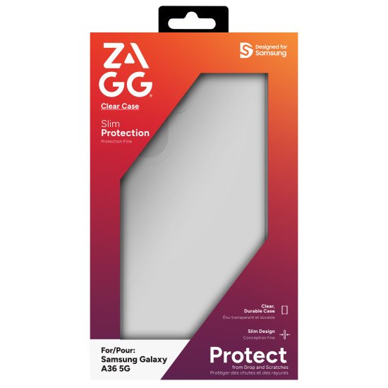 ZAGG Clear coque de protection pour téléphones portables 17 cm (6.7") Housse Transparent