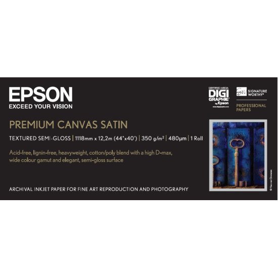 Epson Toile Premium Canvas Satin 350g 44" (1,118x12,2m)