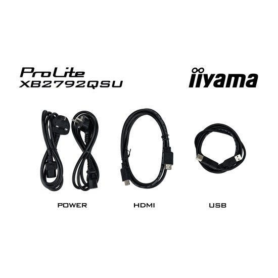 iiyama ProLite XB2792QSU-B1 écran PC 68,6 cm (27") 2560 x 1440 pixels Quad HD Noir