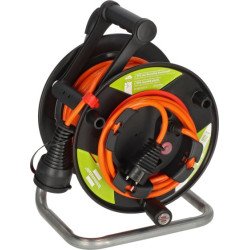 Brennenstuhl 1148500 câble électrique Noir, Orange 23 m