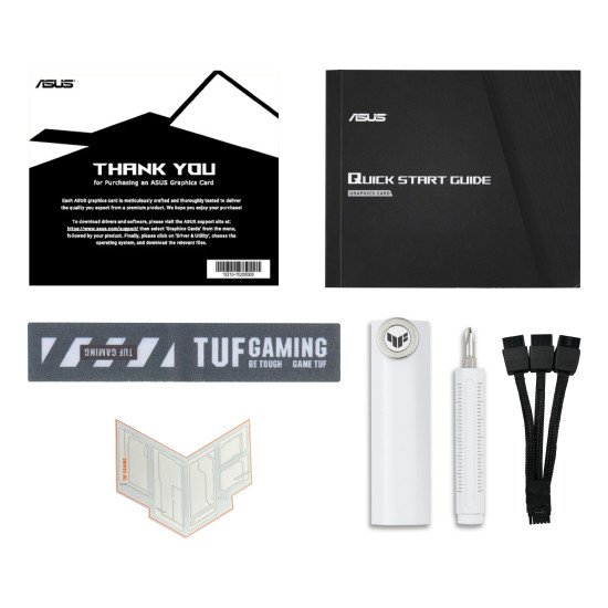 ASUS TUF Gaming TUF-RTX5070TI-O16G-WHITE-GAMING NVIDIA GeForce RTX 5070 Ti 16 Go GDDR7