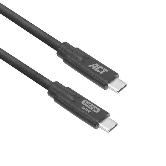 ACT Câble USB 3.0 10Gbps 60W USB Type-C, 3 mètres ACT Câble USB 3.0 10Gbps 60W USB Type-C, 3 mètres