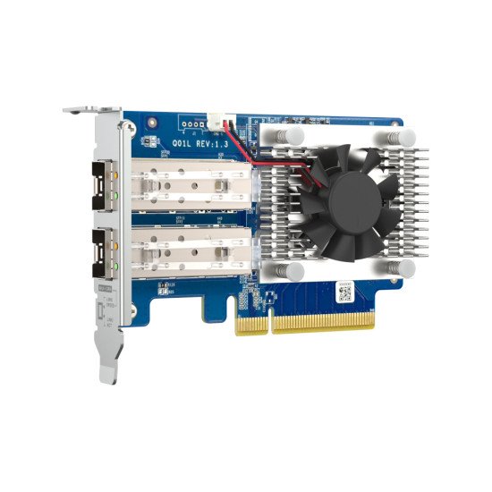 QNAP Carte d'extension réseau double port SFP+ 10 GbE