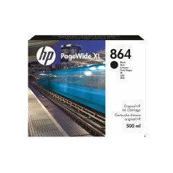 HP Cartouche d'encre 864 PageWide XL, noir, 500 ml
