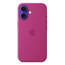Apple Coque en silicone avec MagSafe pour iPhone 16 - Fuchsia