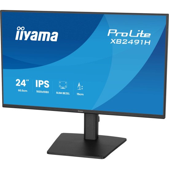 iiyama ProLite XB2491H-B1 écran PC 60,5 cm (23.8") 1920 x 1080 pixels Full HD LCD Noir