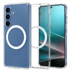 Spigen Crystal Hybrid (MagFit) coque de protection pour téléphones portables 15,8 cm (6.2") Housse Transparent, Blanc