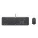 Logitech 920-013359 clavier Souris incluse maison/bureau USB AZERTY Graphite