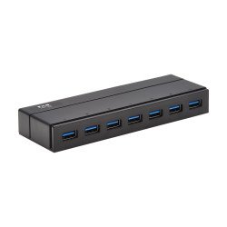 Tripp Lite U360-007-INT hub & concentrateur USB 3.2 Gen 1 (3.1 Gen 1) Mini-B 5000 Mbit/s Noir