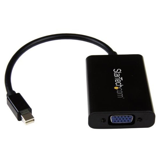 StarTech.com Adaptateur vidéo Mini DisplayPort vers VGA avec audio - M/F - 1920x1200 / 1080p - Noir