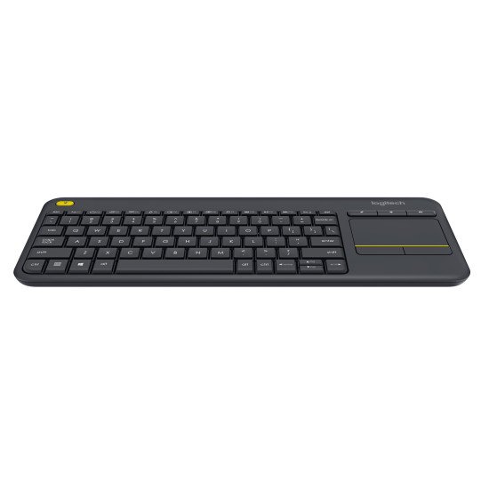 Logitech K400 Plus clavier RF sans fil QWERTY Espagnole Noir