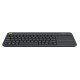 Logitech K400 Plus clavier RF sans fil QWERTY Espagnole Noir