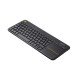 Logitech K400 Plus clavier RF sans fil QWERTY Espagnole Noir