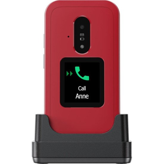 Doro Leva E30 7,11 cm (2.8") 142,7 g Rouge, Blanc Téléphone numérique