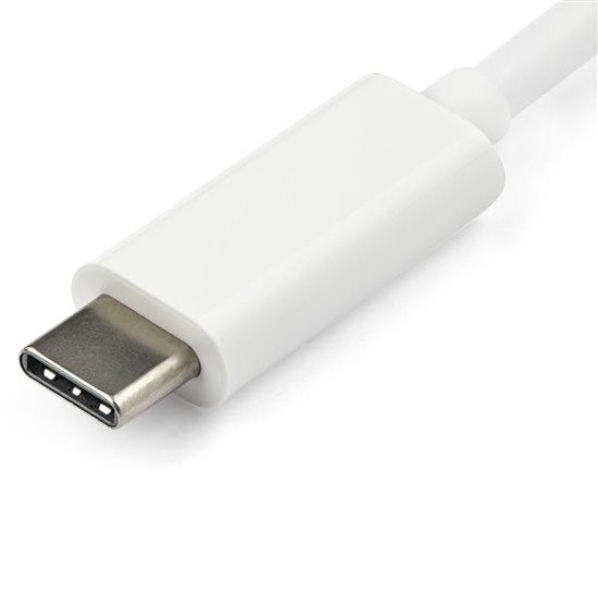 StarTech.com Adaptateur vidéo USB-C vers VGA - M/F - 1920x1200 / 1080p - Blanc