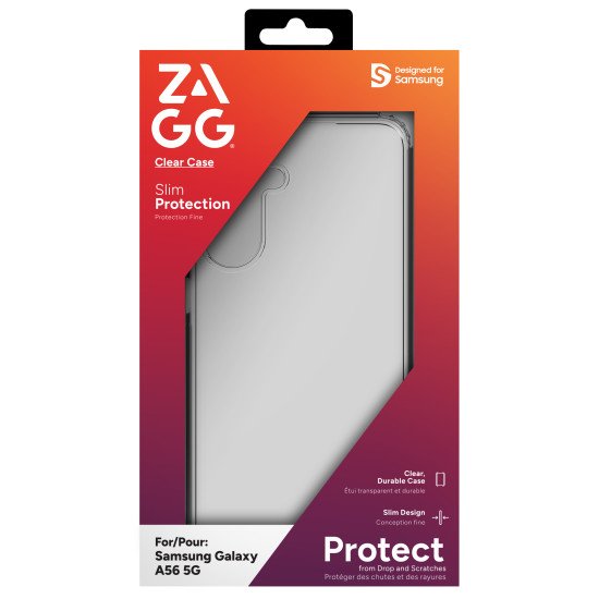 ZAGG Clear coque de protection pour téléphones portables 17 cm (6.7") Housse Transparent ZAGG Clear coque de protection pour téléphones portables 17 cm (6.7") Housse Transparent