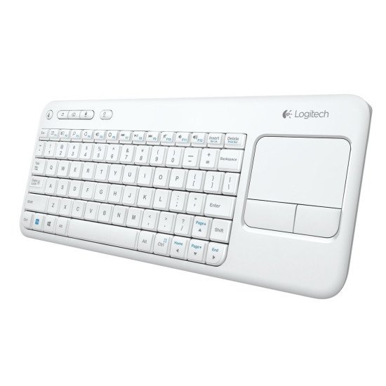 Logitech K400 Plus Clavier RF sans fil Blanc QWERTY US Int Logitech K400 Plus Clavier RF sans fil Blanc QWERTY US Int