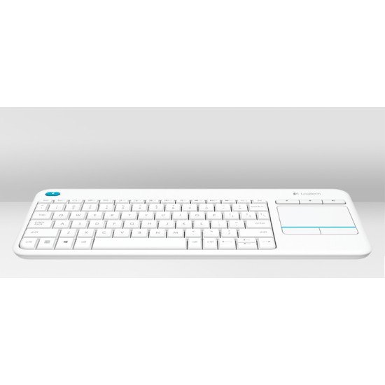 Logitech K400 Plus Clavier RF sans fil Blanc QWERTY US Int Logitech K400 Plus Clavier RF sans fil Blanc QWERTY US Int